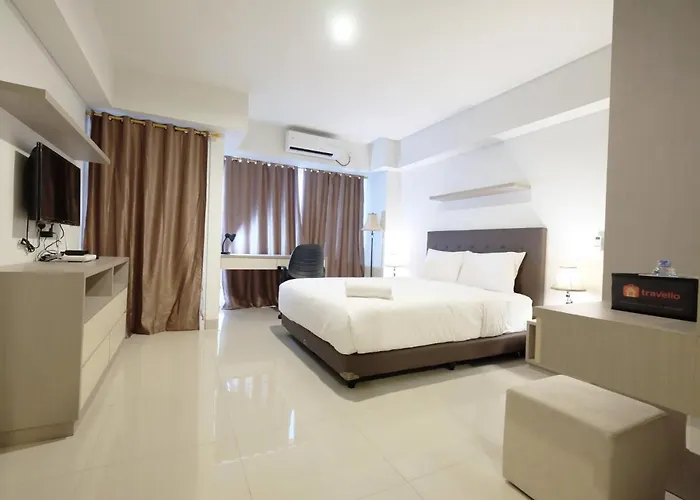 Best Price Minimalist Studio Apartment At The H Residence By Travelio